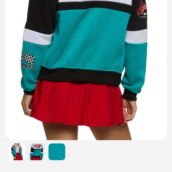 New Look Racing Club Jacket Blue and Black - Picture 2 of 9